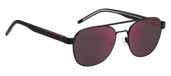 HUGO Zonnebril (HG1196/S) Volwassenen Zilverkleurig Volledig omrand Met spiegelglazen