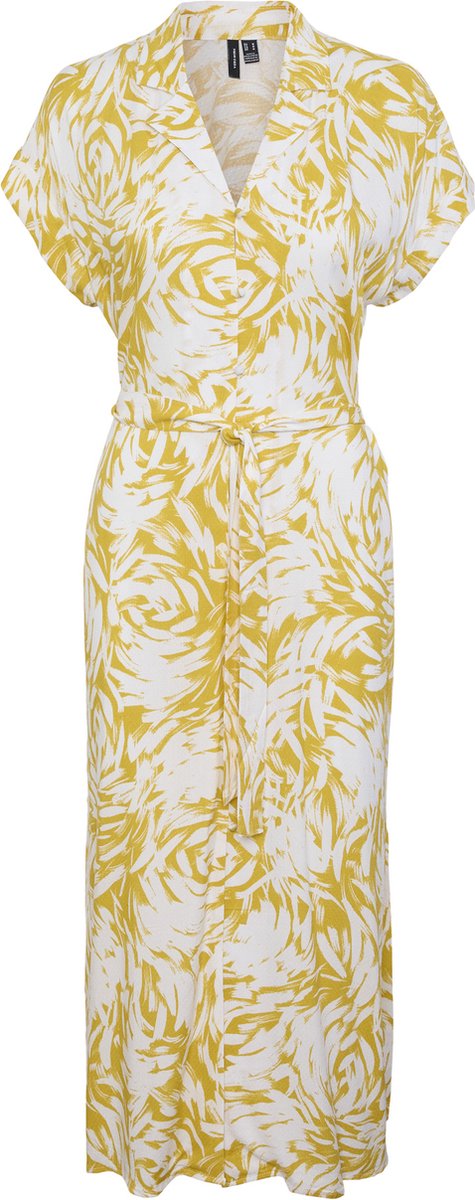 Vero Moda - Maat L - VMANI BEA SS CALF DRESS WVN GA