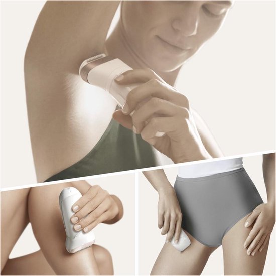 Braun Silk-épil 9 9-720 Wit/Roségoud - Epilator