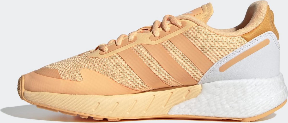 adidas ZX 1K Boost W Dames Sneakers - 38 - Acid Orange/Hazy Orange/Ftwr White