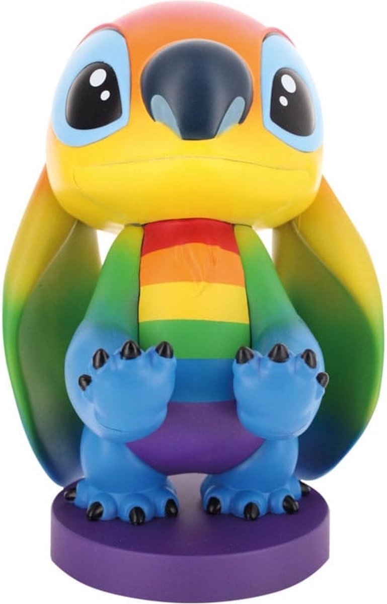 Cably Guy - Stitch Telefoonhouder - Controller Stand - Regenboog