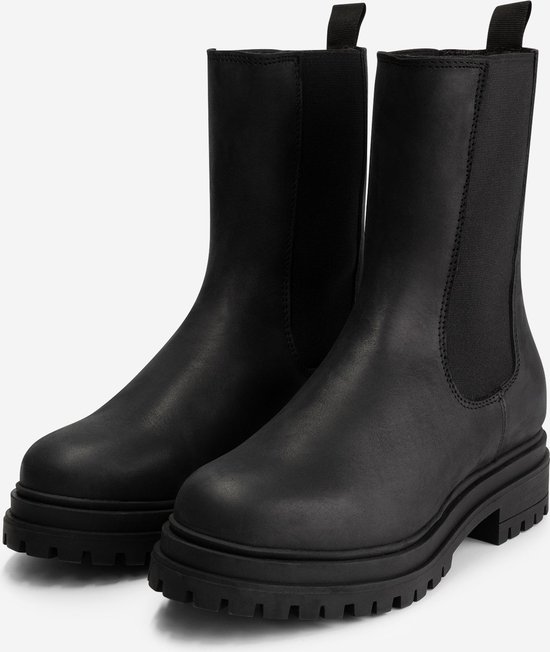 Goosecraft - Maat 40 - GC Tara Nubuck Dames Laarzen - Zwart