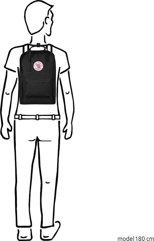 Fjallraven Kanken Laptoprugzak 15 inch - Black