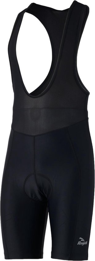 Rogelli Basic de Luxe Bibbed Fietsbroek - Maat M - Bretels - Heren - Zwart