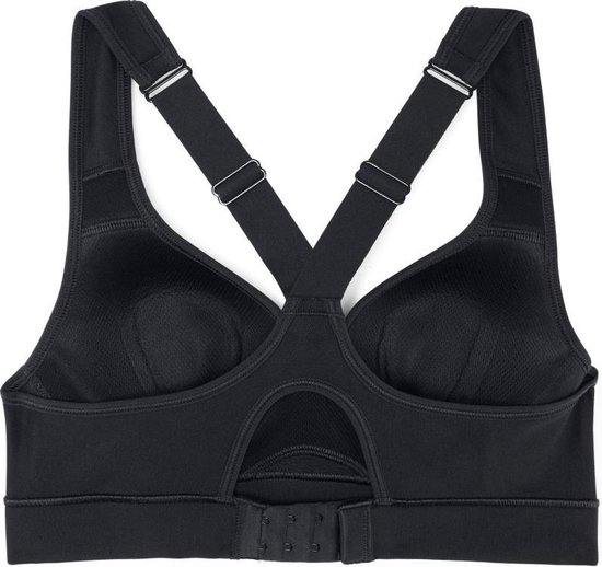 Under Armour - Maat 80C - Warp Knit High Impact Bra Dames Sport BH - Zwart