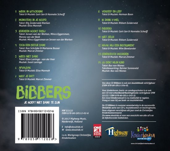 Oke4Kids - Bibbers - CD