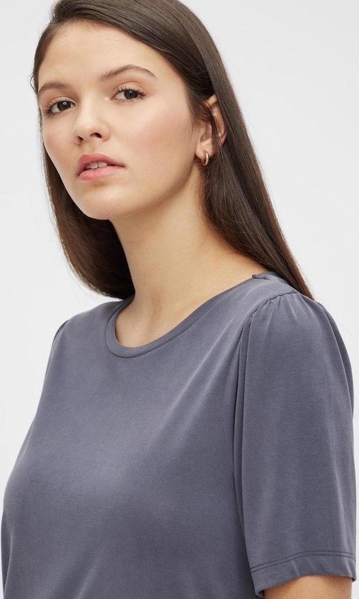 Pieces PCKAMALA SS PUFF SLEEVE DRESS NOOS BC Ombre - Maat XS - Blue Vrouwen