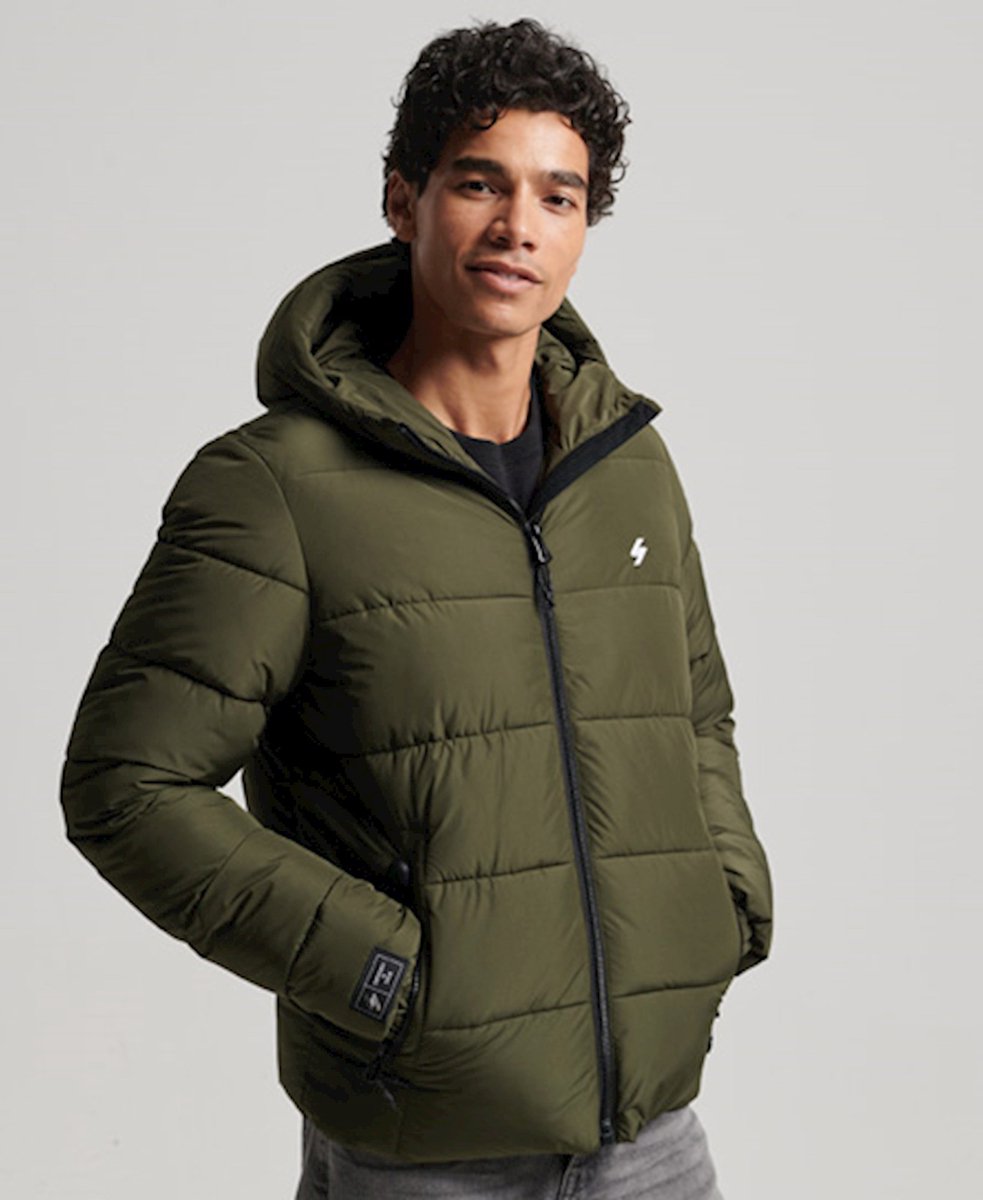 Superdry - Maat 3XL - Hooded Sports Puffer Jas Mannen