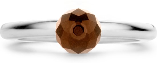 TI SENTO - Milano Ring 12128TB - Zilver Ringmaat: 17.75 mm / maat 56 Bewerking:Gerhodineerd