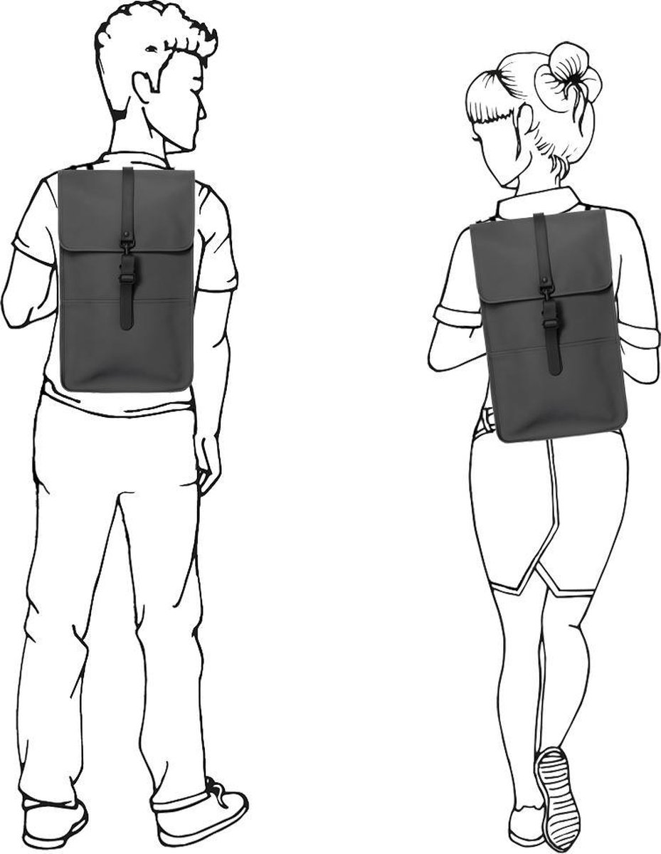 Rains Backpack Unisex - Grijs - One Size