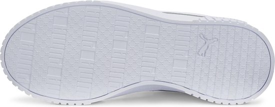 PUMA Carina 2,0  - Maat 37,5 - Jr Meisjes Sneakers - Wit/Zilver