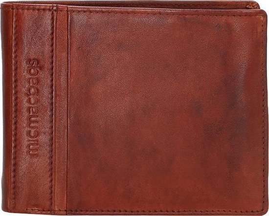 Micmacbags Wallstreet Heren billfold Portemonnee - cognac