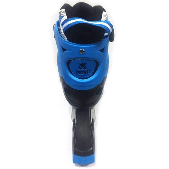 Move Adam Inlineskates - Maat 34-37 - Jongens - zwart/blauw