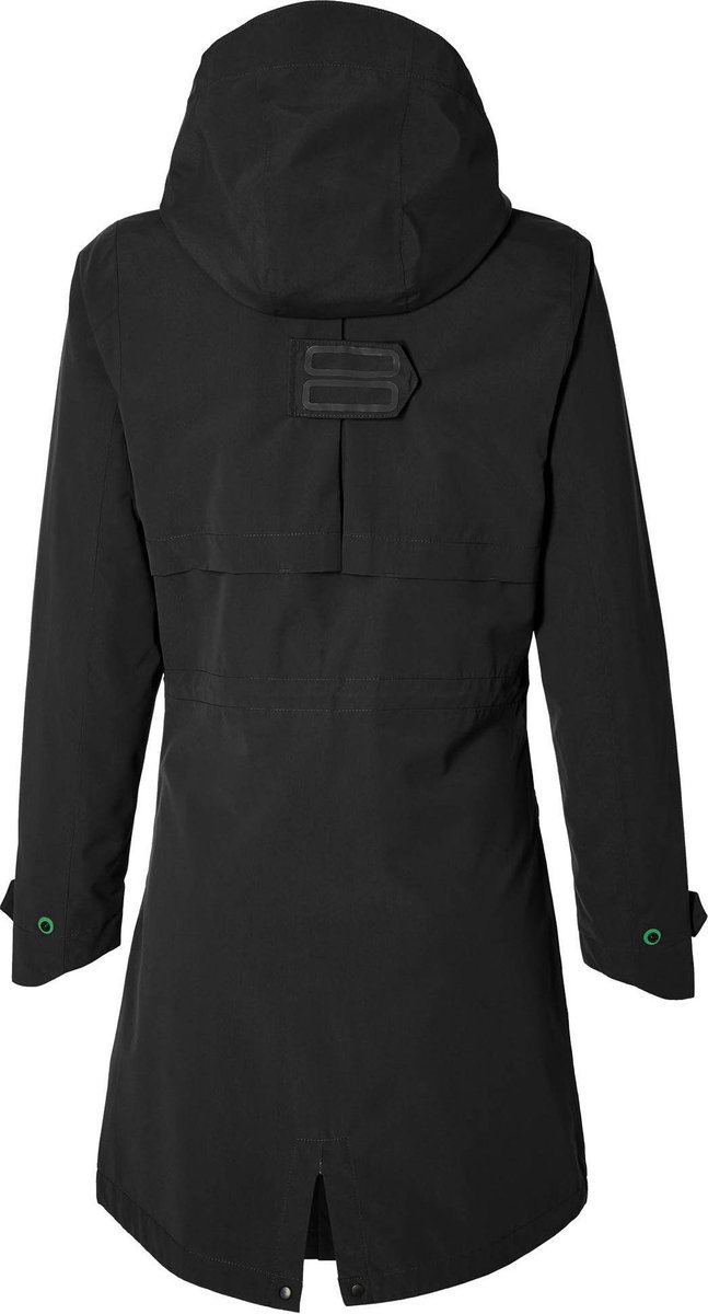 Basil Mosse Parka Regenjas Dames - Maat XL - Zwart