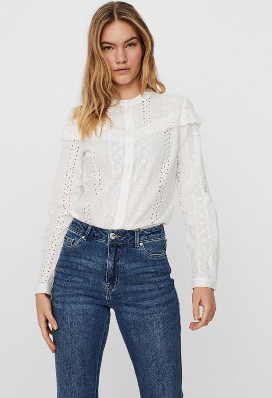 Vero Moda - Maat S - VMNORA L/S SHIRT NOOS Dames Blouse