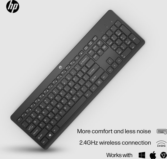 HP 230 - Draadloos Toetsenbord - Zwart - AZERTY