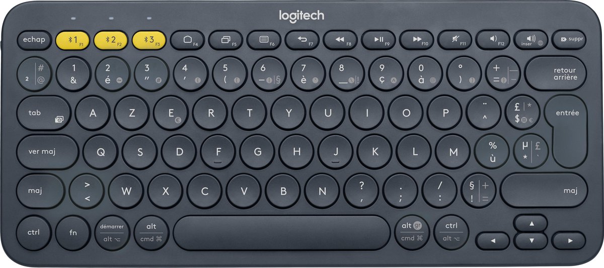 Logitech K380 MultiDevice Bluetooth Toetsenbord Zwart - Frans Azerty