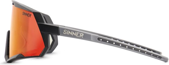 Sinner Pace zonnebril - Mat zwart - Fiets lens