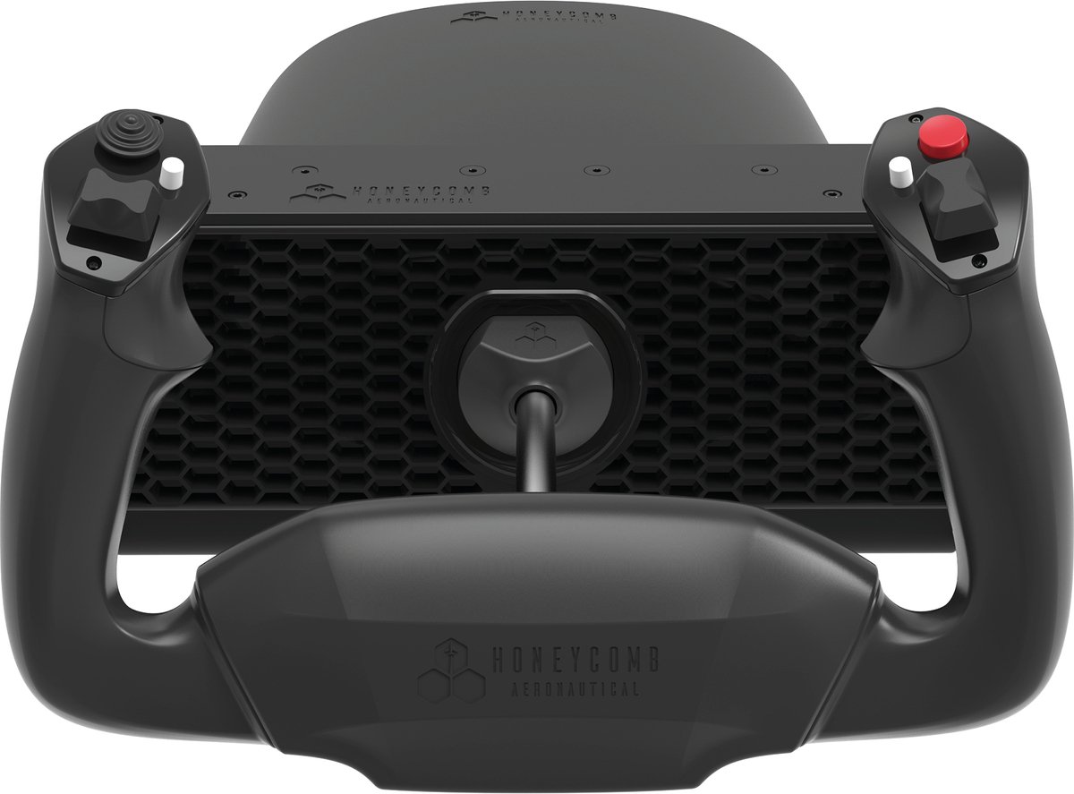 Honeycomb Alpha Flight Controls Lite Yoke & Switch Panel - Vluchtbesturing - PC/Mac - Zwart