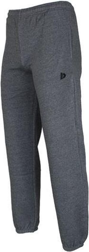 Donnay Maat S  - Joggingbroek met elastiek (Alec) - Sportbroek - Heren - Charcoal-marl (037)