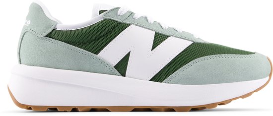 sneaker, groen, mesh, wit, hardloopschoen