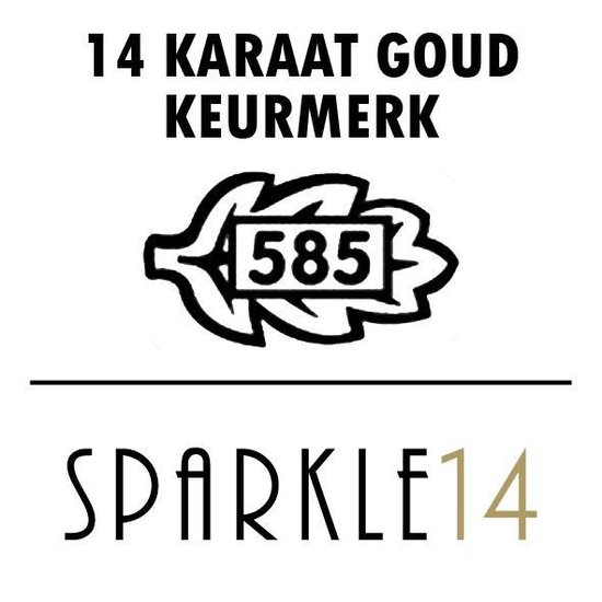 Sparkle14 Aanschuifring - Goud