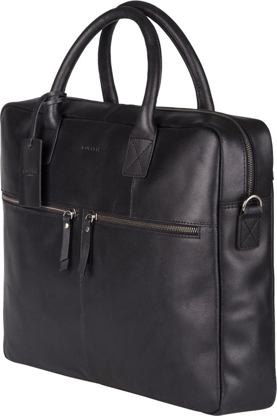 BURKELY Unisex Bart Laptoptas - 15,6 inch - Zwart
