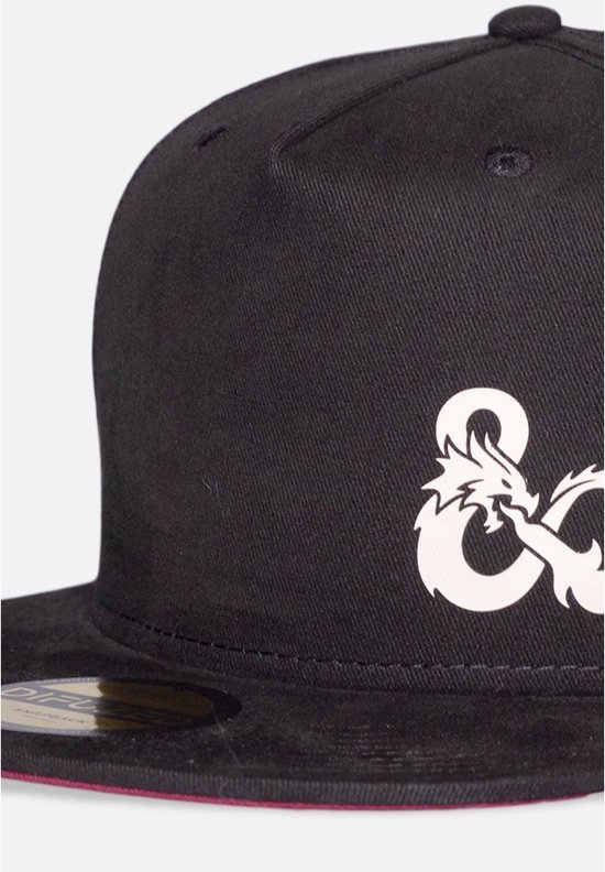 Dungeons And Dragons Snapback Pet Logo Zwart - Cap