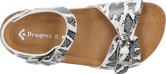 Braqeez Sally Spain - 34 - Meisjes Sandalen - Snake