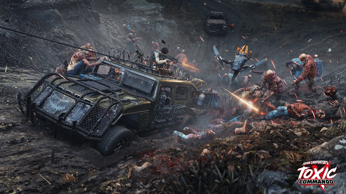 zombie, post-apocalypse, combat, armor, truck
