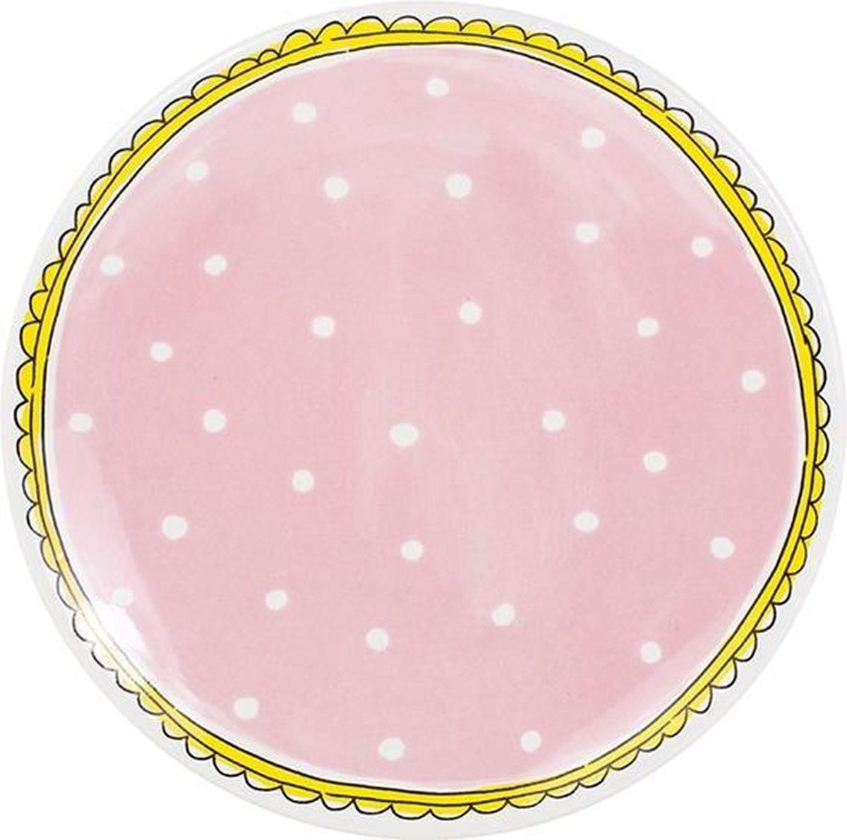 Blond Amsterdam Even bijkletsen set Love en Dot - Ø 22 cm - 2 stuks