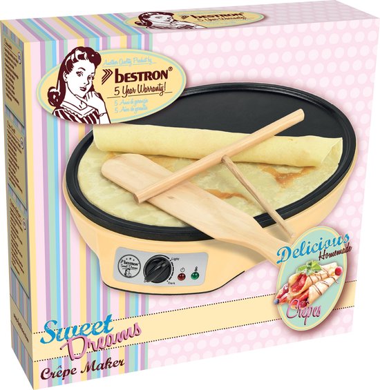 Bestron Crêpe maker 30cm 1000W ASW602