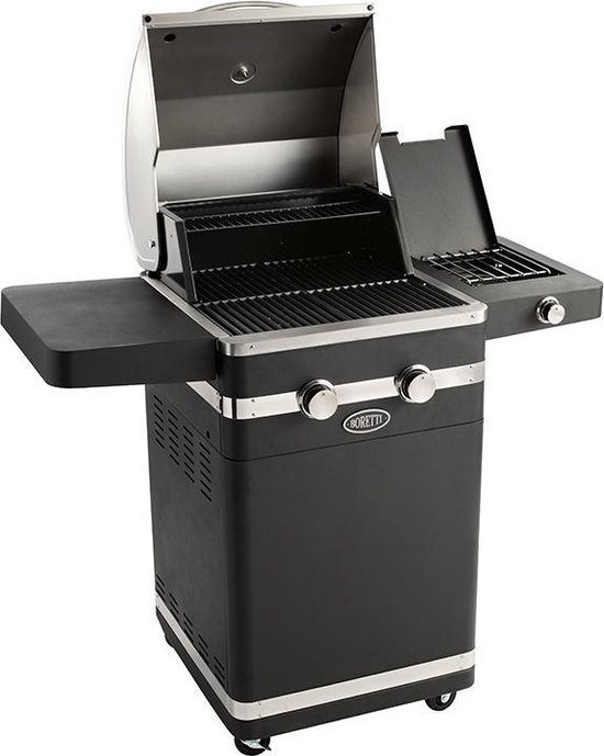 Boretti - Buitenkeuken - Bernini Nero - 2-branders - zwart - gas barbecue