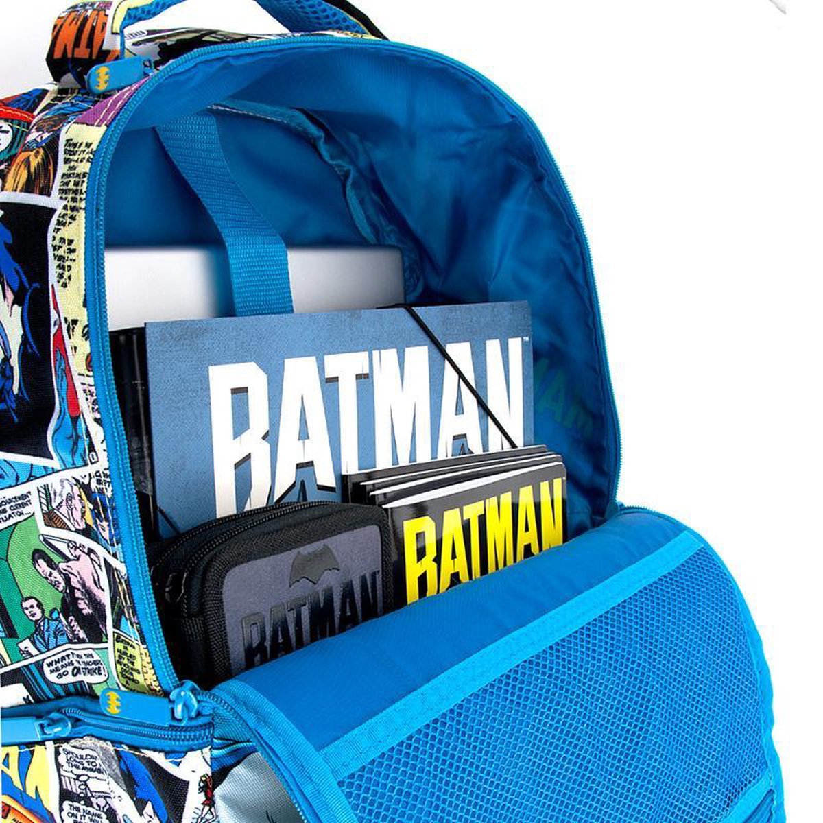 Batman Rugzak Blauw / Geel