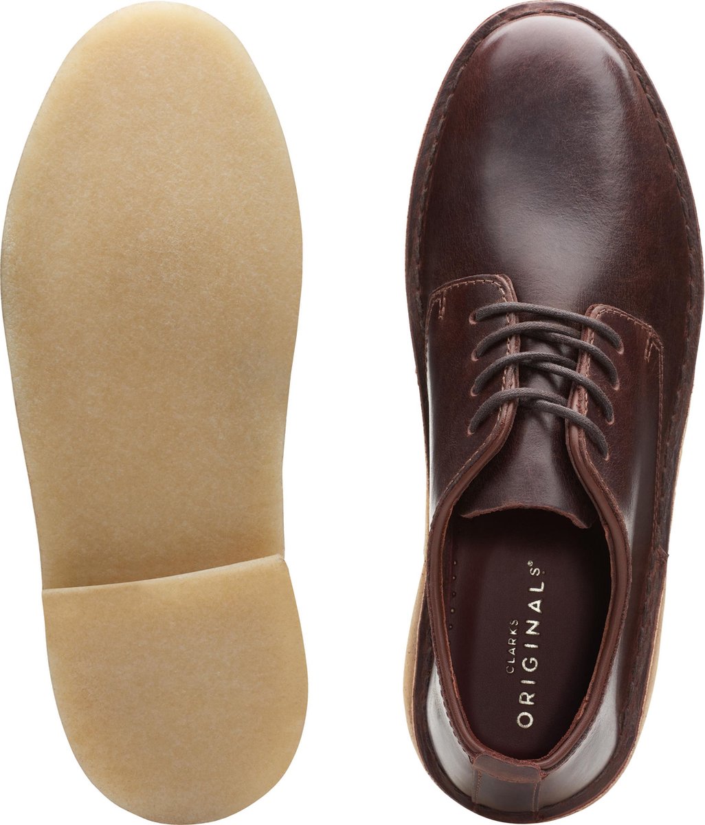 Clarks Desert London - Maat 36 - Dames Veterschoenen - Chestnut Leather