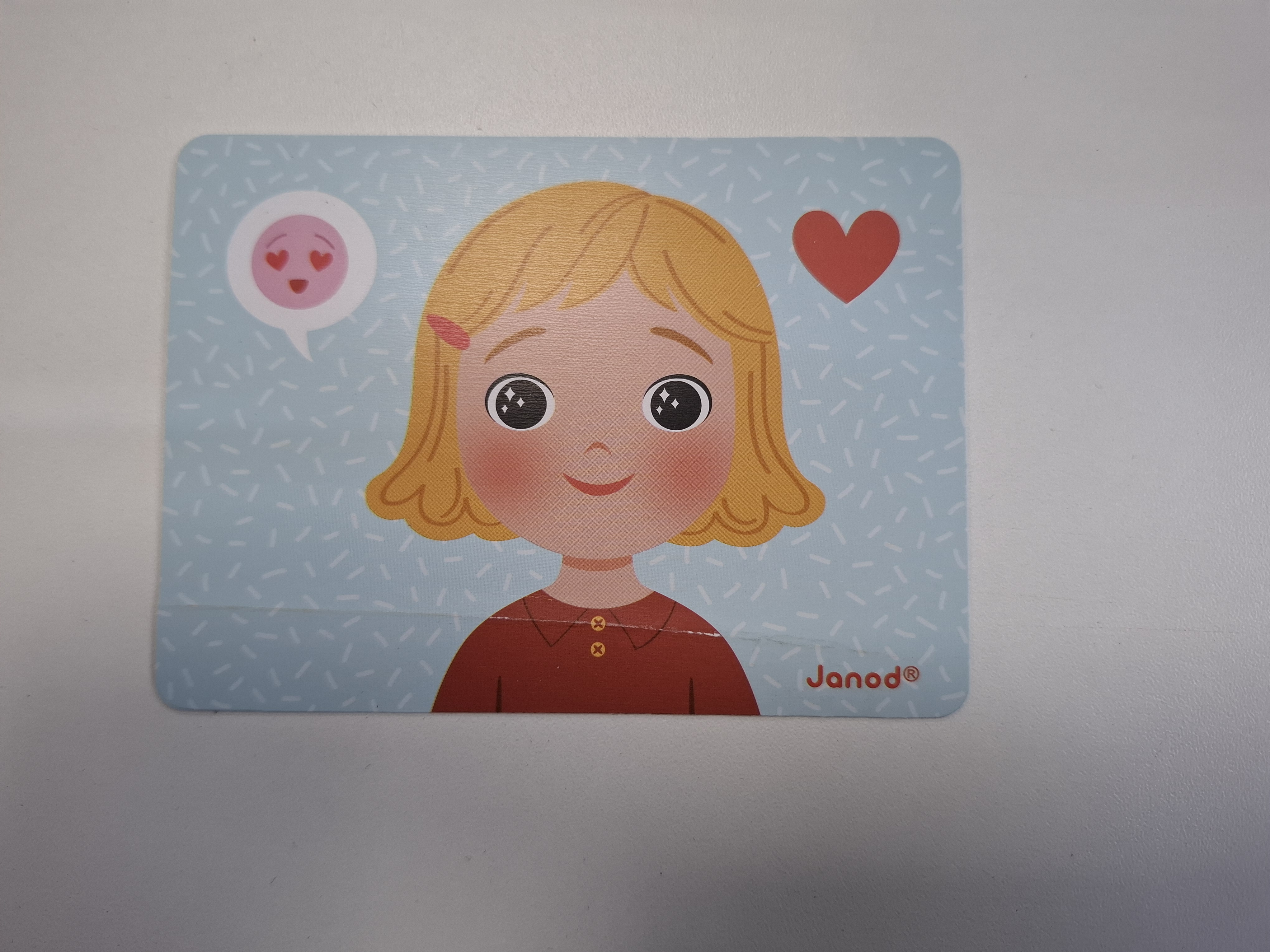 Janod Spel - Magnetische Emoties - Dit Educatieve Magnetische Spel Laat Kinderen Emoties Ontdekken D