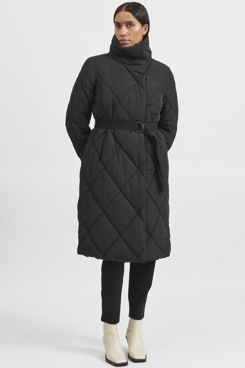 VILA - Maat 40 - VIWANAS QUILTED COAT/SU Dames Jas