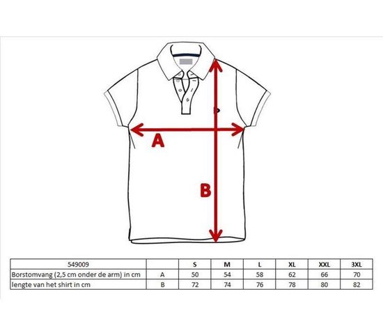 Donnay maat S  - Polo (Noah) - Sportpolo - Heren - Charcoal (037)