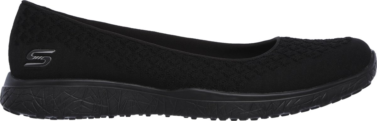 Skechers - maat 40- Microburst - One-Up Dames Ballerina's - Black
