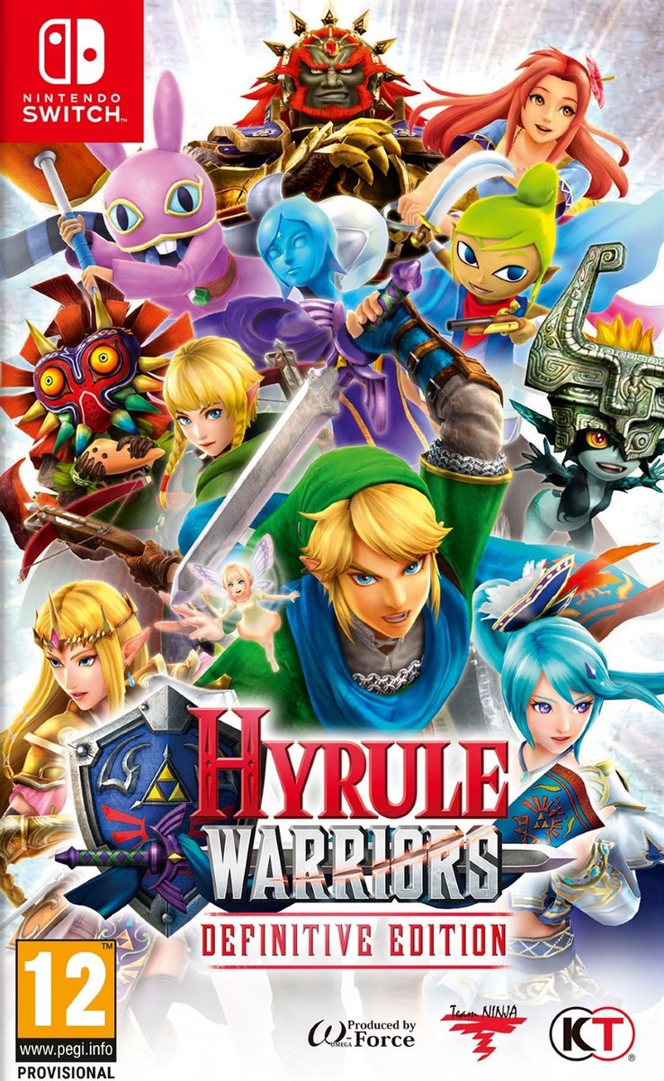 Nintendo Switch, Hyrule Warriors, Definitive Edition, actiegame, fantasy westeras