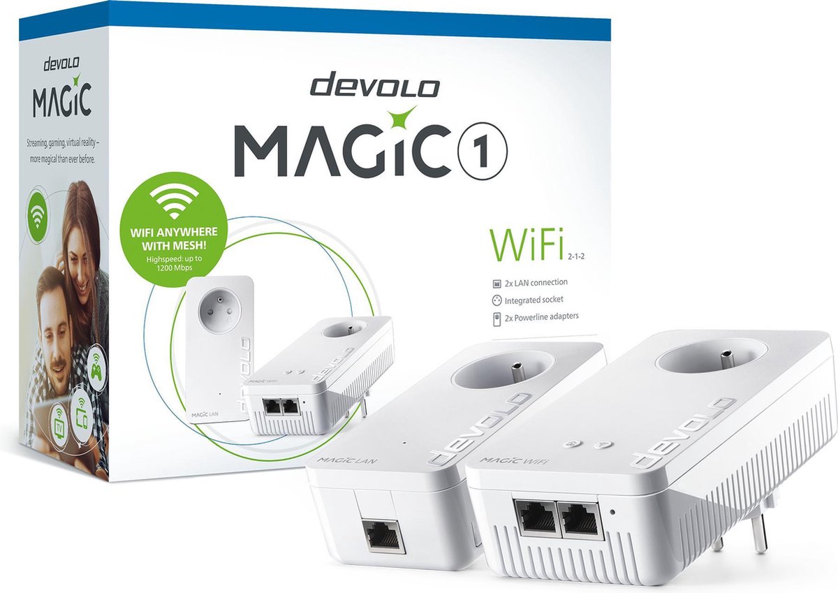 devolo Magic 1 WiFi Starter Kit - 1200 Mbps - BE