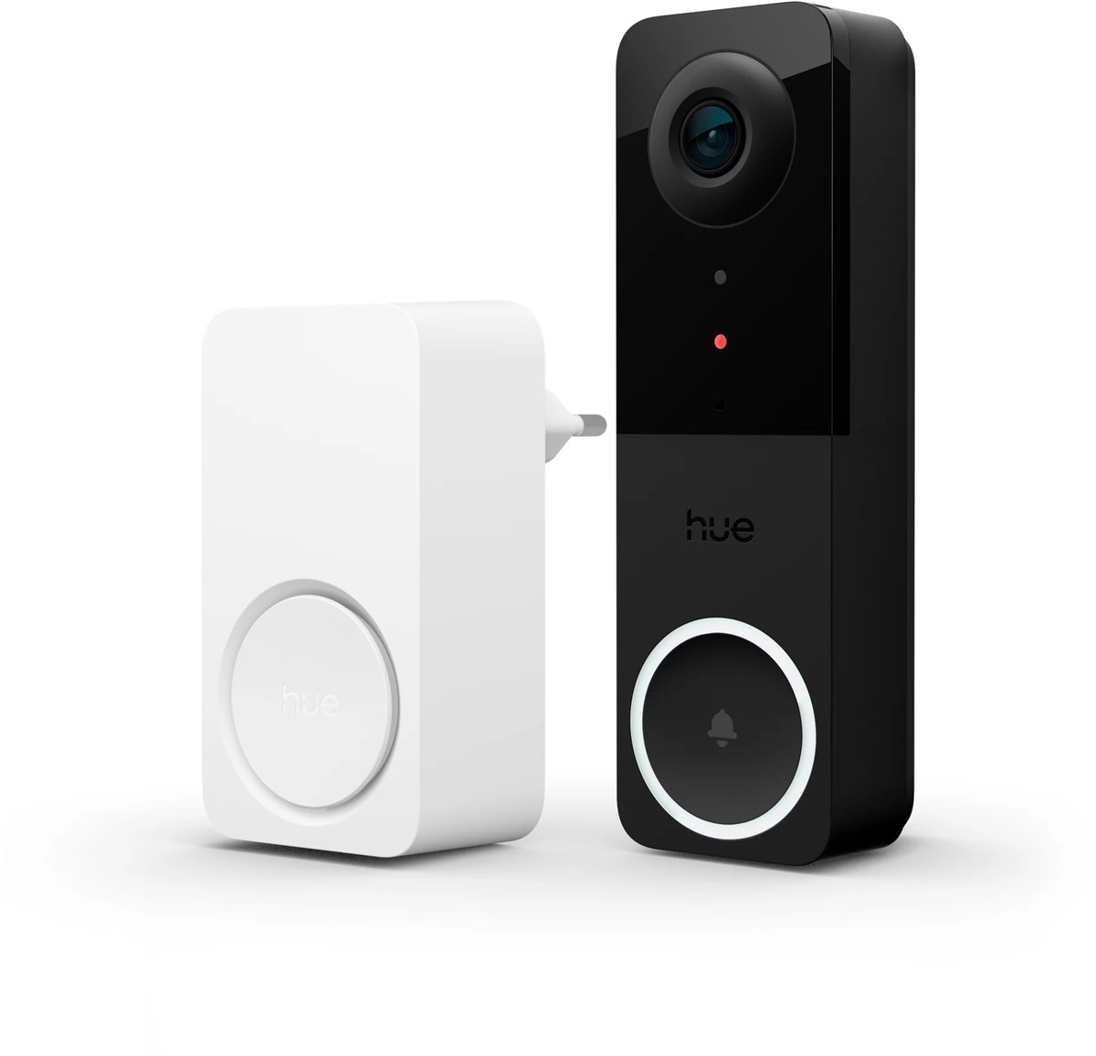 video deurbel, wifi deurbel, kamp camera, kunststof behuizing, kleur:black