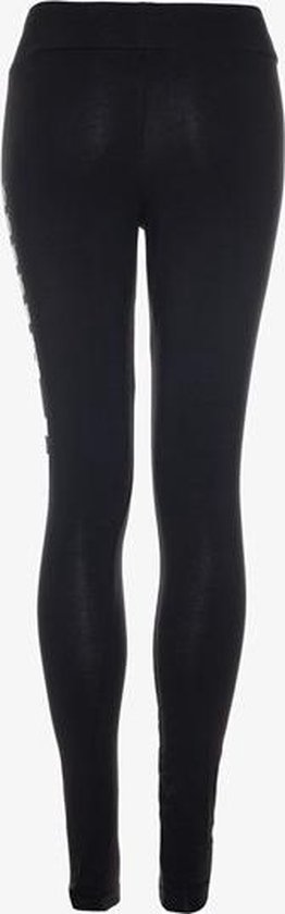 PUMA  - Maat XL - ESS+ Graphic Leggings Legging Dames - Puma Black