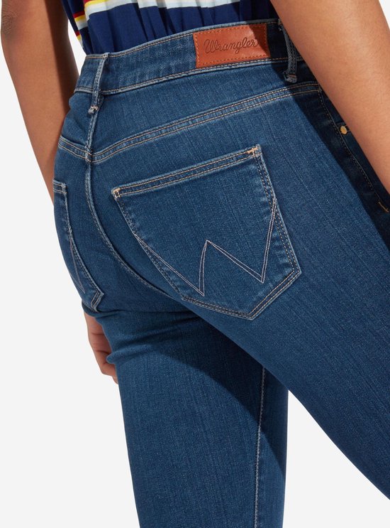 Wrangler - Maat W27 X L32 - Skinny fit Dames Jeans