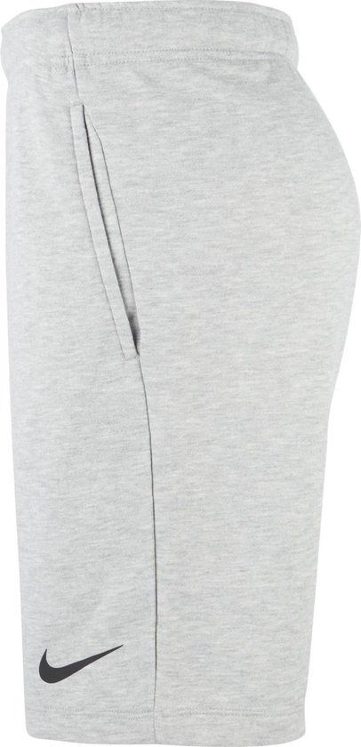Nike Nk Dry Short Fleece Sportbroek Heren - Dk Grey Heather/Black - Maat XL