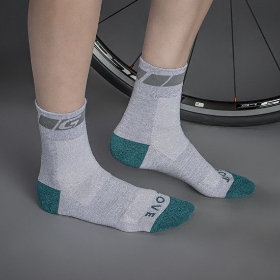 GripGrab - Fietssokken - Women's Classic Regular Cut - Grijs - Maat S
