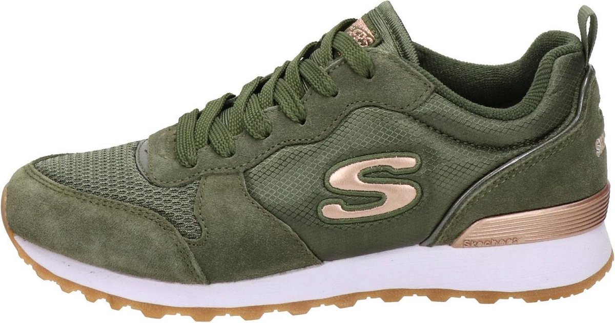 Skechers Retros-OG 85-Goldn Gurl Dames - 38 - Sneakers - Olive