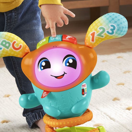 Fisher-Price DJ Bouncin Beats Leerrobot - Peuter speelgoed - Meertalig