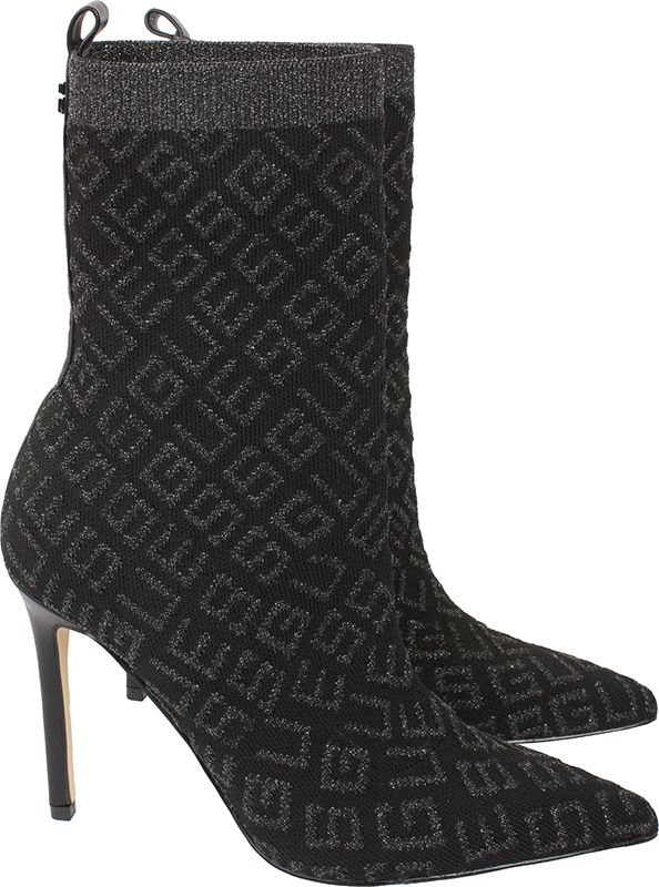 Guess - Maat 38 - Semmiy2 Dames Enkellaarzen/Hak - Zwart