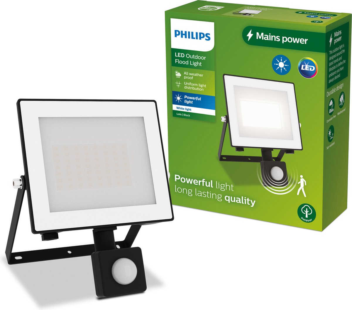 LED, Outdoor light, Flood light, paneel, verstelbaar